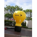 12' Hot Air Balloon Shape (1-Color Imprint, 2 Locations)